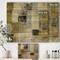 Designart - Multicolor Twin City - Glam Print on Natural Pine Wood